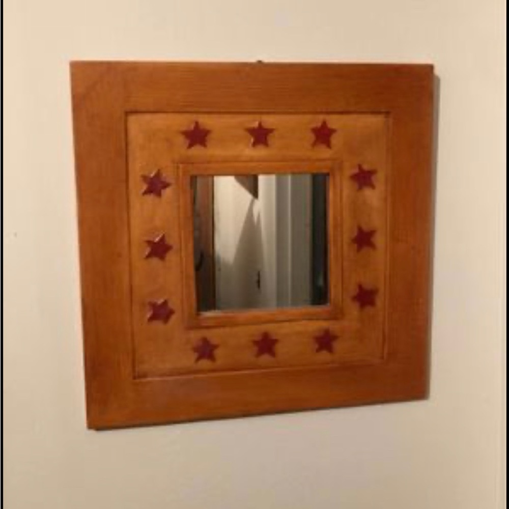 Rustic mirror